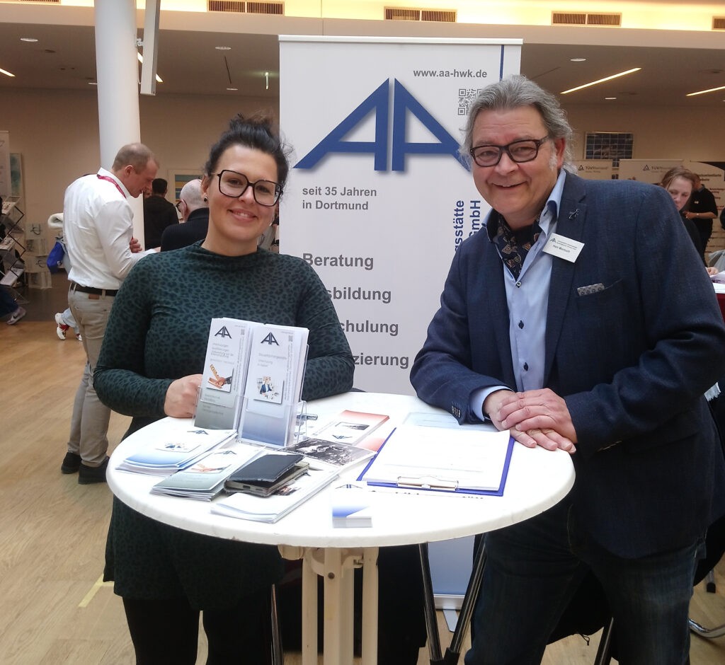 Messestand Umschulungen AA-HWK